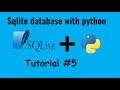 SQLite databases with python | Deleting values from a table | Tutorial 5