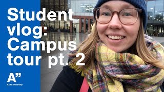 Campus tour part 2 Väre and Dipoli – student vlogger Dasha