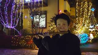 Japanese flute Christmas. ふえがふえーる。クリスマスだね!