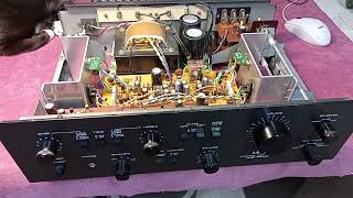 Усилитель от подписчика Akai AM-2400 (часть 1), комментарий от мастера о проделанной работе