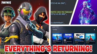 The Return Of The Rarest Fortnite Skins!