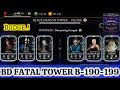 Dodge Team’s Vs Black Dragon Tower Fatal 190-199 Fights + Rewards MK Mobile