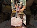 amazing rawas fish cutting skills in bangladesh fish market by expert cutter shorts