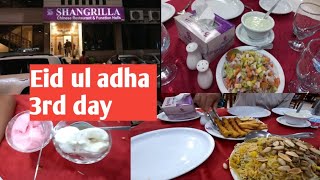 3rd day Eid | Dinner at Shangrilla Cuisine Multan