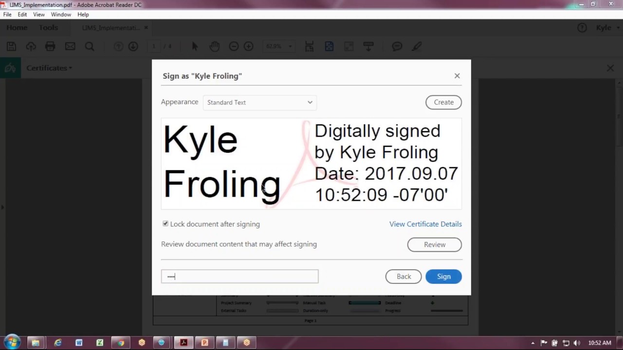 How To Digitally Sign A Pdf Document - Free Documents