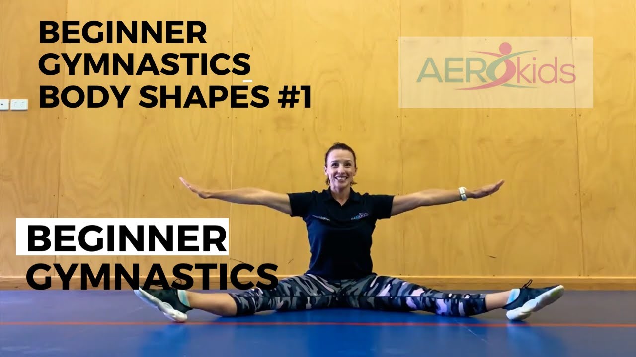 Beginner Gymnastics Body Shapes - AEROkids Style - YouTube