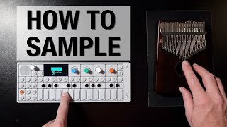 Teenage Engineering OP-1 How to sample in 1 minute - Tutorial