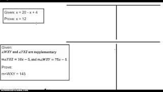 Intro to Two Column Proof
