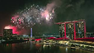 Happy New Year 2025. Marina Bay Fireworks | Singapore