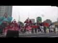 雨の総踊り ※ほにや＋16p＜greeeen『この地へ〜』＞ふるさと祭り東京2017 よさこい総踊り in tokyo dome city