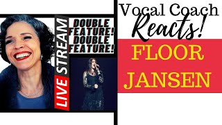 LIVE REACTION Floor Jansen LIVE IN AMSTERDAM Double Feature FINAL! Vocal Coach Reacts