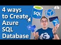 4 ways to create an SQL Database in Azure