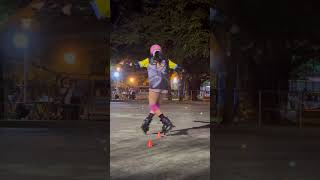 Freestyle Slalom 直排輪訓練日常 20230916 快要練成的小天鵝旋轉 #freestyleslalom #skate #skating #skate #skater