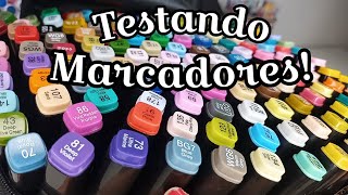 Testando MARCADORES TOUCH | Comprei na Shopee!