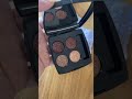 chanel beauty les 4 ombres tweed unboxing shades tweed cuivre u0026 fauve shorts