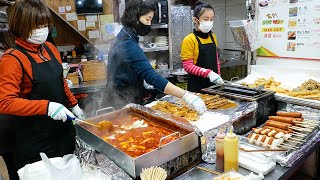 양념장이 끝내주는 빨간 떡볶이? 동문시장의 명물! 줄서서 먹는 분식맛집 #shorts - Spicy rice cake \