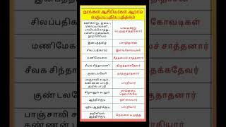 நூல் ஆசிரியர் ஆறாம் வகுப்பு புதிய புத்தகம் - tnpsc general tamil #shorts