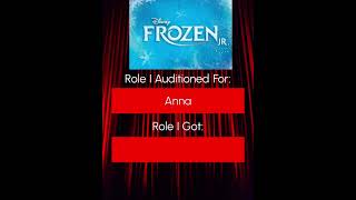 Roles I Auditioned For VS Roles I Got (Part 1) #theatrekid