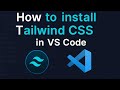 How to Install Tailwind CSS in vscode | Install tailwind css in vscode | #tailwindcss #vscode #html