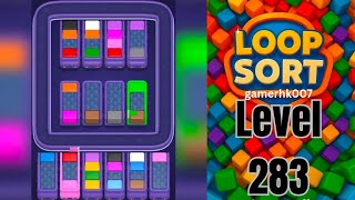 Loop Sort Level 283 Walkthrough Solution