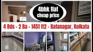 4bhk flat for sale in Batanagar Kolkata