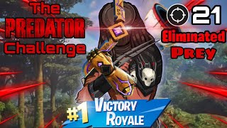 Fortnite: The Predator Challenge 21 Eliminations in Duos! (Chapter 4 Season 3 Gameplay)