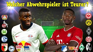 Welcher Abwehrspieler ist teurer? - Fußball Bundesliga Quiz 2021