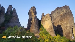 【4K】 Meteora the Rocks closest to the Sky.