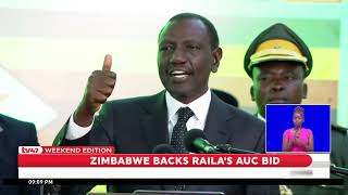 President William Ruto moves to Zimbabwe to campaign for Raila Odinga