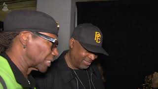 NILE RODGERS & CHUCK D Backstage At The 2023 GRAMMYs