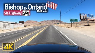 USA Road Trip - Driving from Bishop to Ontario, California