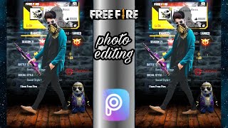 Free fire own Id poster photo editing | How to do free fire photo edit | free fire photo editing