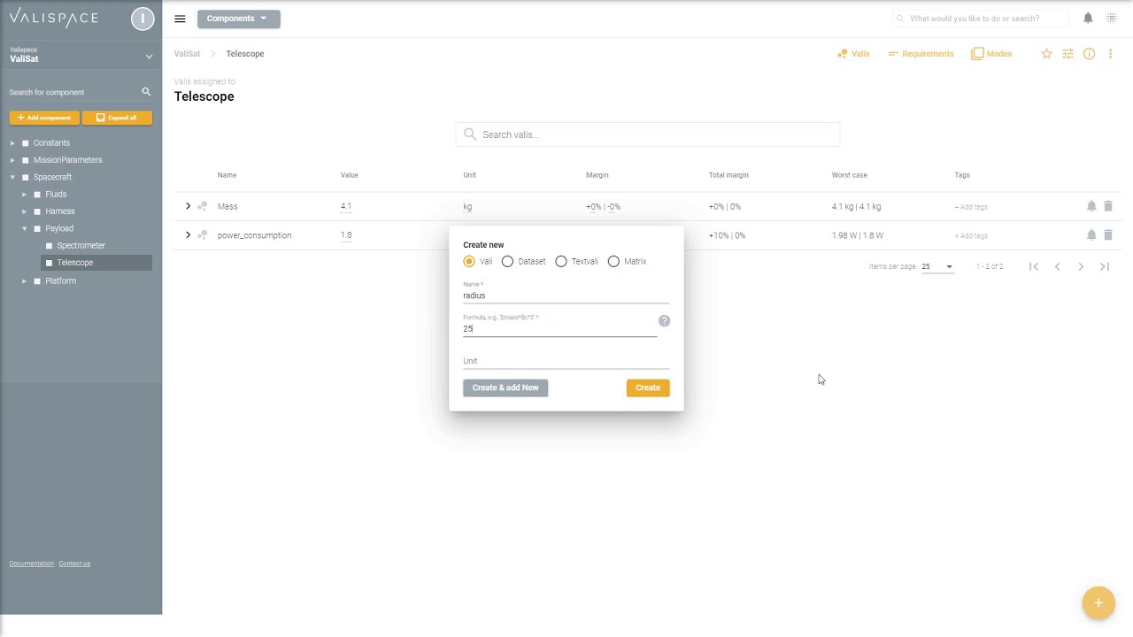 Valispace Tutorial Valis Components Youtube