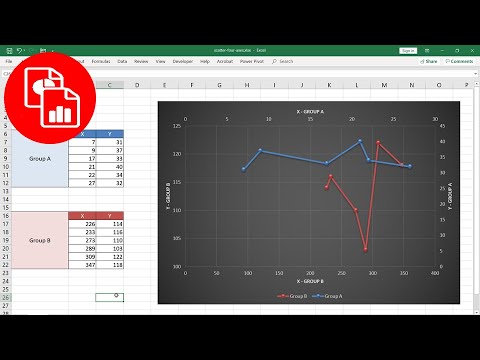 Plot Two Sets of Data on an X Y Scatter Chart Plot Two Sets of Data on an X Y Scatter Chart