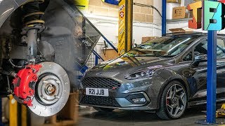 MK8 Fiesta ST - HOW TO replace Discs, Pads, Lines &  BRAKE FLUID (SCC Performance Brake Upgrade)