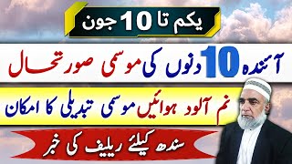 Weather Forecast for Next 10 days (1sty - 10th June ) || Crop Reformer