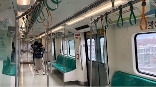 《捷運新線通車初體驗》高雄捷運紅線——岡山路竹延伸線第一階段  R24岡山高醫站（原南岡山站）→RK1岡山車站  車側路程景與車內一覽