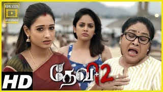 Devi 2 Tamil Movie Scenes | Kovai Sarala-Tamannaah tell tales to Nandita Shweta-Dimple Hayati