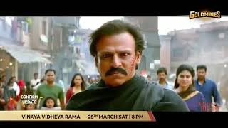 Vinaya Vidheya Rama | Tv Par Pehli Baar | 25th March Sat 8 Pm | Promo on On Goldmines