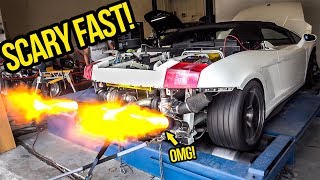 My Cheap Lamborghini GOES INSANE On The Dyno And Gets SCARY FAST!