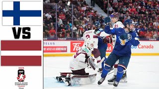 FINLAND VS LATVIA HIGHLIGHTS 2025 IIHF WORLD JUNIOR CHAMPIONSHIP