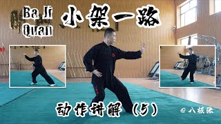 Baji Quan Beginner Breakdown5【Chinese Martial Arts/Kung Fu】Tutorial Session3 Form1: 八极拳教学 小架一路 动作讲解5