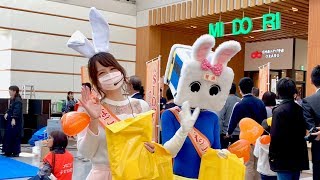 【ながの子ども虐待防止・オレンジリボンたすきリレー2018】ハイぶりっ子ちゃん・白耳ぱる子さん・信州ご当地キャラ\u0026ヒーロー