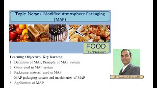 Modified Atmosphere Packaging MAP of Food