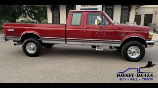 WWW.DIESEL-DEALS.COM ONLY 108K MILES 1997 FORD F250 XCAB LONGBED 4X4 7.3 POWERSTROKE TURBO DIESEL