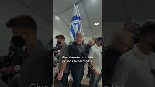 Itamar Ben Gvir visits flotilla activists abused in Israeli detention
