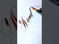 Modern English writing ✒️ calligraphy lettering 🖋️ cursive #art #youtubeshorts  #shorts #creative