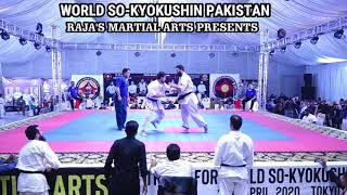 So-Kyokushin Best Karate Fight of Bilal Khan | Shihan Raja Khalid Janjua | Hanshi Daigo Oishi