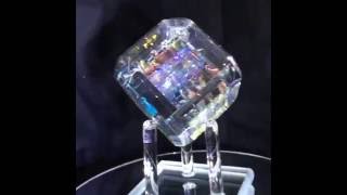 Dichroicglass prism made by  akihiro oama