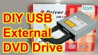 How to Make an USB External DVD Drive for Laptop from Internal PC DVD Writer